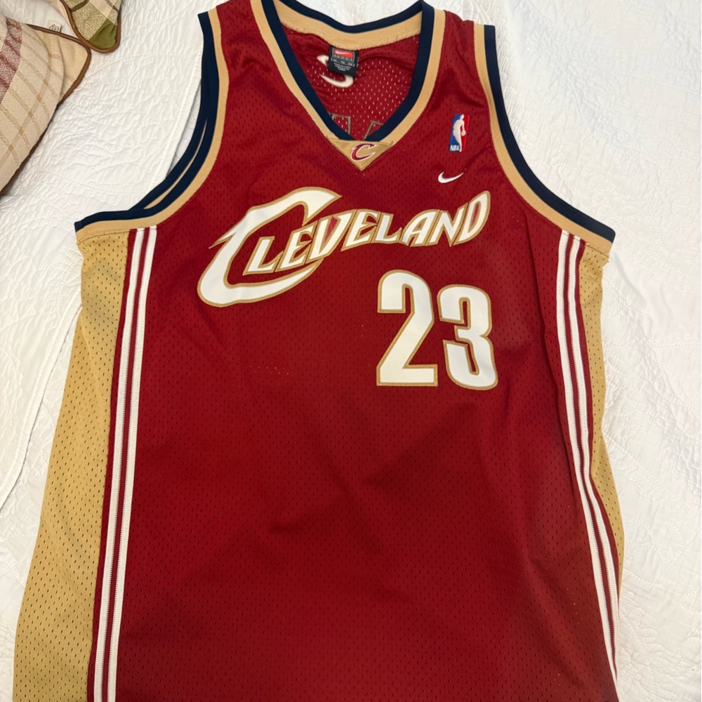 RARE LeBron James 2000s MVP Cavs jersey